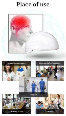 Шлем 810nm красного света Neurofeedback Photobiomodulation ультракрасный для Parkinsons