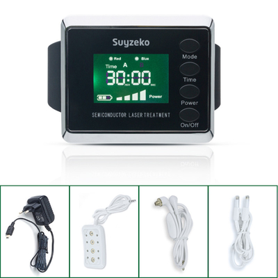 наручные часы терапией лазера 650nm 450nm холодные для обработки диабета