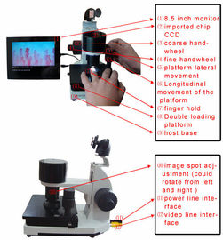 Микроскоп микроциркуляции ногтя высокой точности складывая с экраном высокого определения видео- 8 дюймов